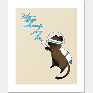 Epic cat astronaut Posters and Art